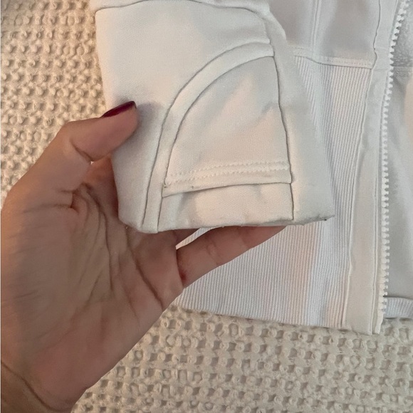 Athleta white zip up size XXS - fits like XS - Picture 4 of 5